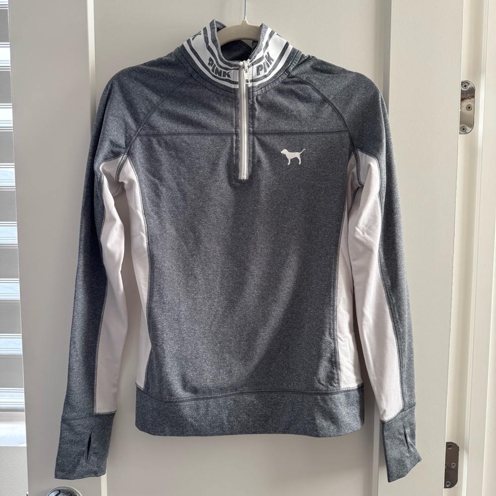 Gray Quarter Zip